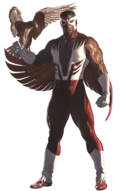 Сокол на варианте обложки комикса Captain America (Vol. 9) #24 (октябрь 2020)Художник&nbsp;— Алекс Росс