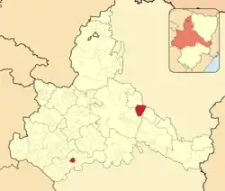 Расположение муниципалитета на карте провинции