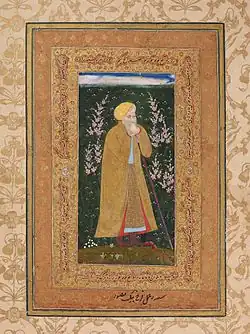 Фаррух Бек. Автопортрет. ок. 1615г. Коллекция Евы и Конрада Зитц.