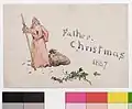 Фазер Кристмас на открытке, 1887 год