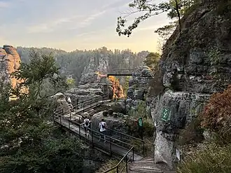 Проход на смотровые площадки замка