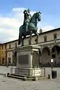 Джамболонья — П. Такка. Конная статуя Фердинандо I Медичи на площади Сантиссима Аннунциата во Флоренции