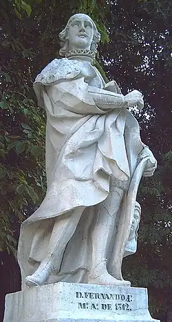 Статуя Фердинанда IV в Мадриде