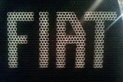 «FIAT» на радиаторной решётке