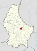 Расположение коммуны на карте Люксембурга