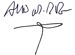 Изображение автографа
