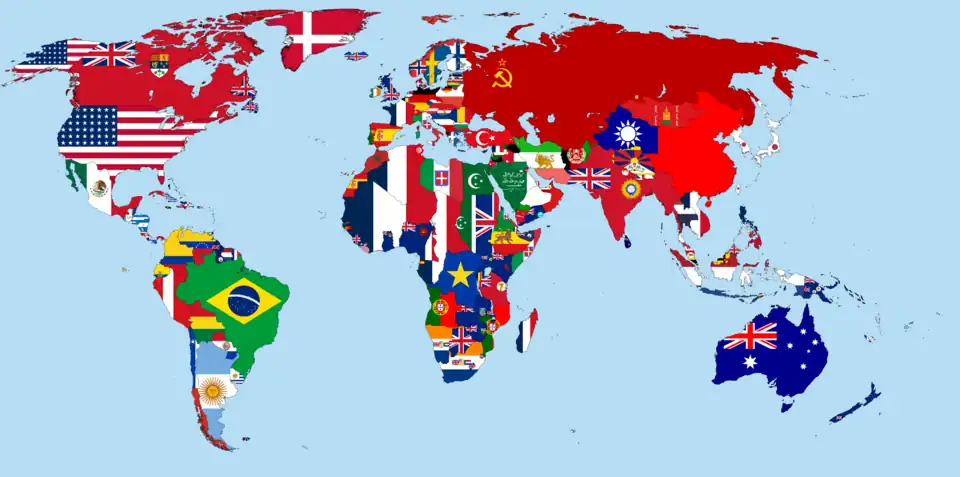 Флаги стран мира, 1932 год