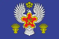 Орёл на флаге Городищенского района.