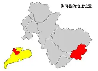 Фоган на карте