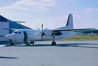 Fokker 50 в ливрее Gandalf Airlines