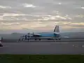 Fokker 50 KLM на Южном перроне