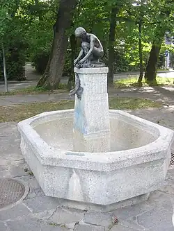 Фонтан «мальчик с саламандрой» (общий вид)