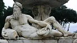 Аллегория реки Тибр. Деталь «Фонтана Ориона»