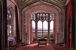 Галерея в замке Фонтхилл. Акварель. 1823