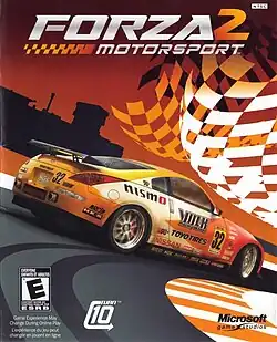 Обложка североамериканского издания игры с изображением Nissan 350Z