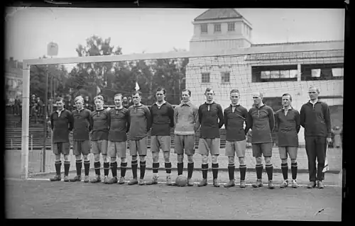 Футбольный матч 1919&nbsp;год.