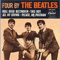 Обложка альбома The Beatles «Four by The Beatles» (1964)
