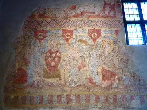 Одна из фресок часовни