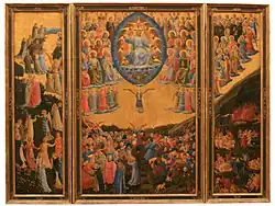 Страшный суд. Между 1395 и 1455. Дерево, темпера, золочение. Берлинская картинная галерея