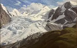 Ледник де Арола. 1874. Холст, масло. Музей искусств, Вале, Швейцария