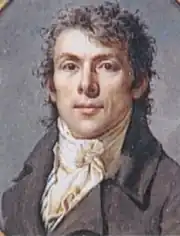 Франсуа Дюмон. Автопортрет. Миниатюра. Лувр, Париж