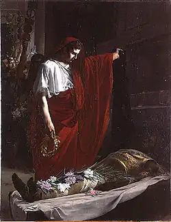 Император Август перед гробницей Александра Македонского, 1878, Высшая школа изящных искусств (Париж)