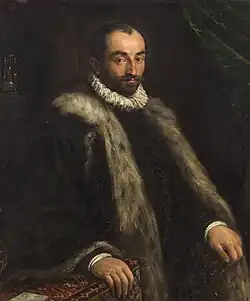 Портрет бородатого мужчины с песочными часами и астролябией. Ок. 1580. Холст, масло. Музей истории искусств, Вена