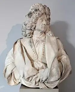 Портрет живописца Карло Маратти. Ок. 1704. Мрамор. Музей Боде, Берлин