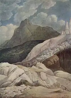 Истоки реки Арвирон. 1781. Бумага, кисть, перо, акварель. Музей Виктории и Альберта, Лондон