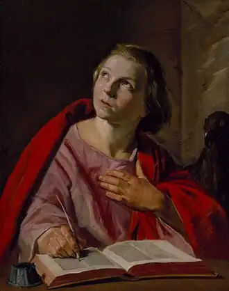 Св. Иоанн. 1625 год. Холст, масло, 68 х 52 см. Музей Пола Гетти (Калифорния, США)