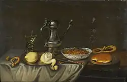 Натюрморт с сухофруктами, лимонами и сладостями, Музей изящных искусств, Гент