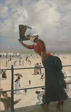 Франц Скарбина. Женский пляж (1883)