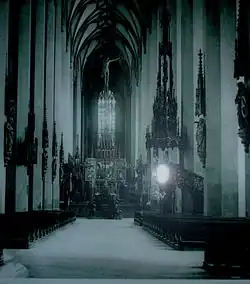 Интерьер церкви. Фотография 1870 г.