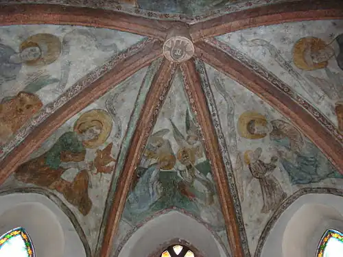 Фреска церкви Нотр-Дам