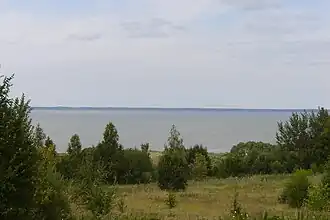 Вислинский залив, место битвы на фотографии 2009 года