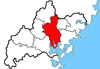 Фуань на карте