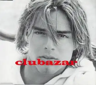 Обложка сингла Рики Мартина «Fuego de Noche, Nieve de Día» (1996)