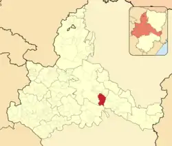 Расположение муниципалитета на карте провинции