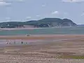 Ле-Плаж-д'Алма во время отлива фр.  Le plage d'Alma à basse marée