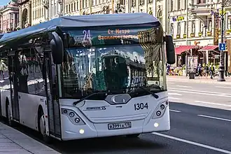 Göppel Go4City 19  СПб ГУП «Пассажиравтотранс» на Невском проспекте, 2015 год
