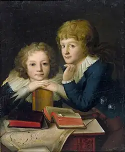 Портрет Эдварда и Атанасия Рачинских работы Яна Гладыша, 1797 г.