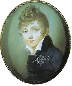 Портрет великого князяМихаила Павловича,1809 г. (ГРМ)