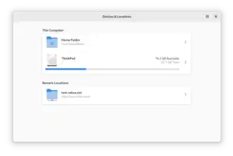 Скриншот программы Baobab