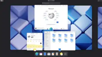 Скриншот программы GNOME Shell