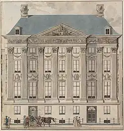 Триппенхёйс в Амстердаме. 1660—1662. Рисунок 1803 г.