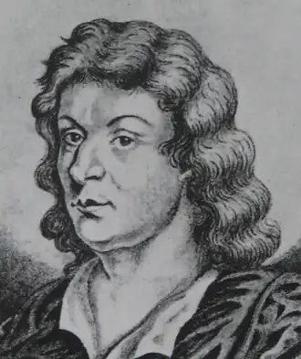 Рисунок скульптора, опубликован в 1849 году.