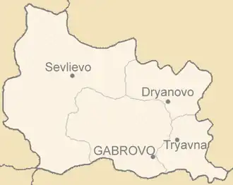 Общины Габровской области