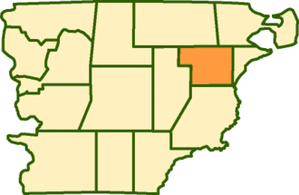 Департамент Гайман на карте