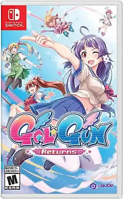 Обложка американского издания Gal Gun Returns для Nintendo Switch