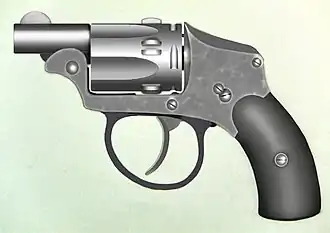 Рисунок револьвера «Велодог» конструкции Галана